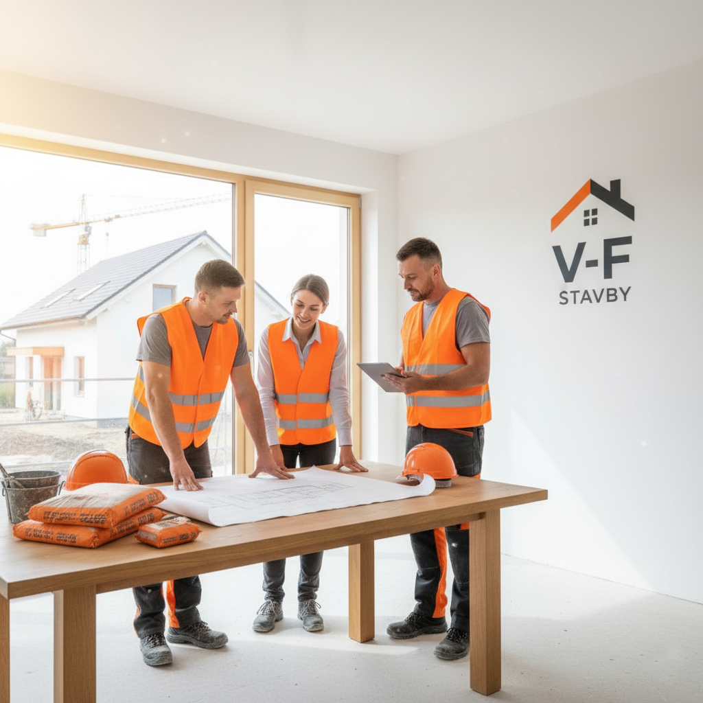 Naše parta na strojní omítky Uherské Hradiště, Uherský Brod, Hluk. (vizualizace)